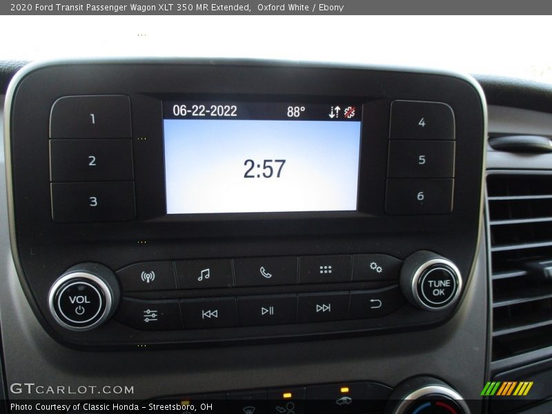 Oxford White / Ebony 2020 Ford Transit Passenger Wagon XLT 350 MR Extended