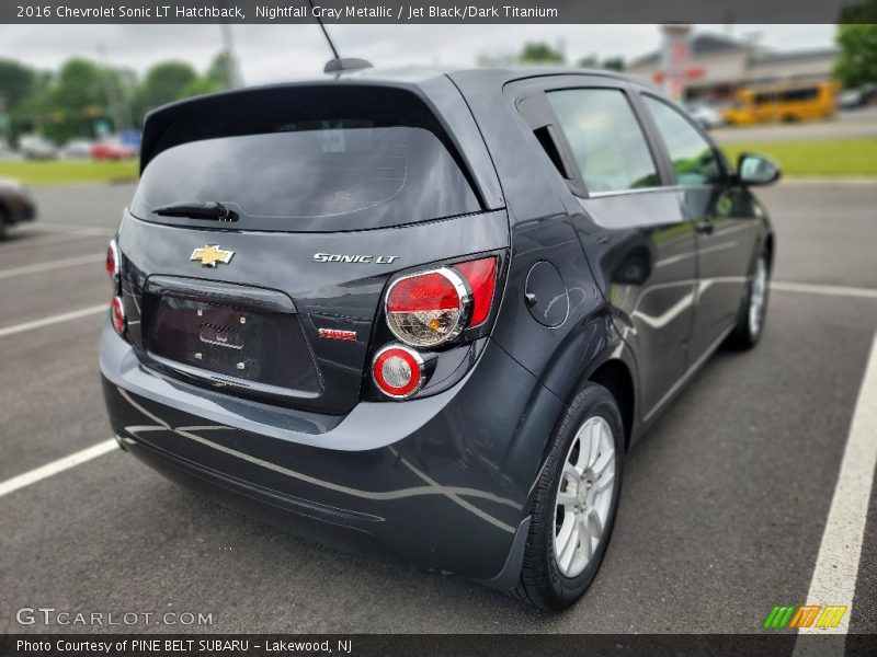 Nightfall Gray Metallic / Jet Black/Dark Titanium 2016 Chevrolet Sonic LT Hatchback