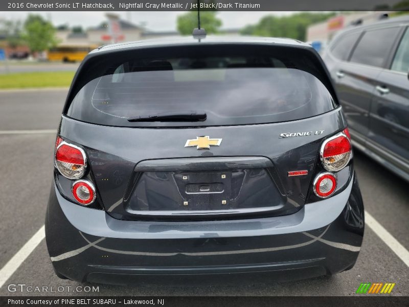 Nightfall Gray Metallic / Jet Black/Dark Titanium 2016 Chevrolet Sonic LT Hatchback