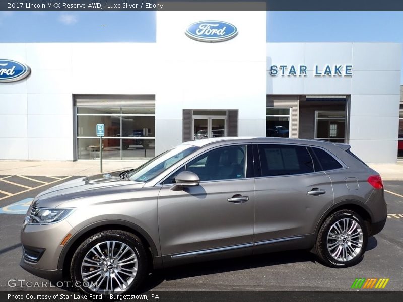 Luxe Silver / Ebony 2017 Lincoln MKX Reserve AWD