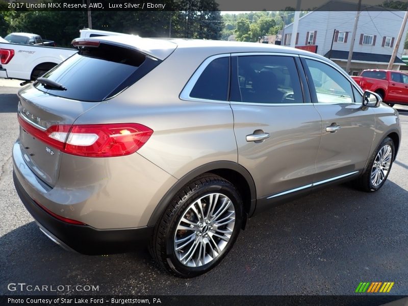 Luxe Silver / Ebony 2017 Lincoln MKX Reserve AWD
