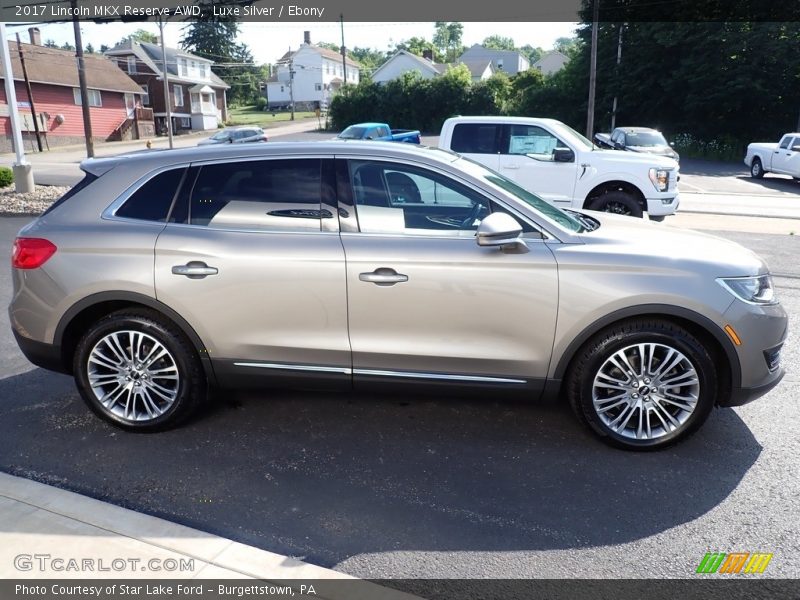 Luxe Silver / Ebony 2017 Lincoln MKX Reserve AWD