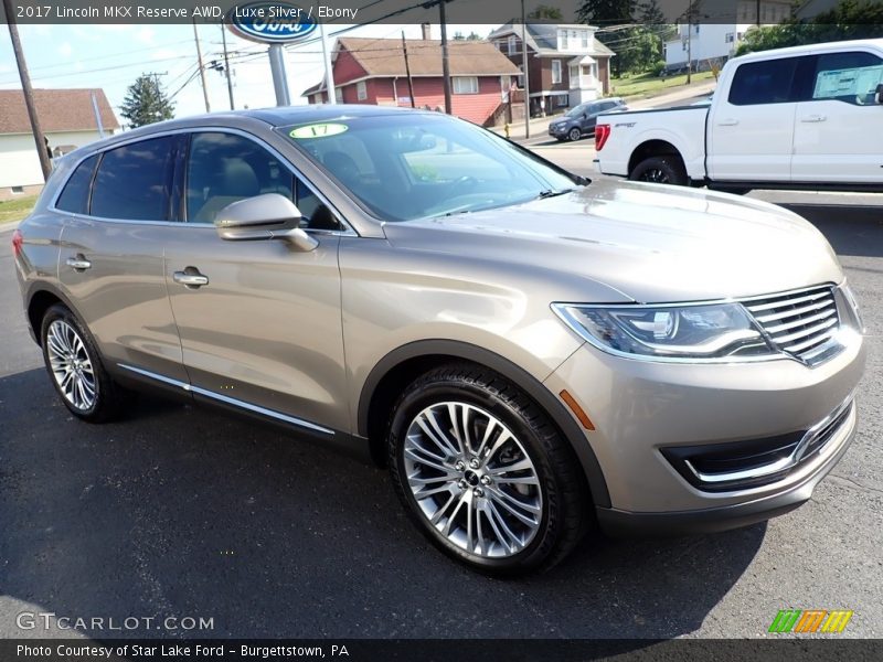 Luxe Silver / Ebony 2017 Lincoln MKX Reserve AWD