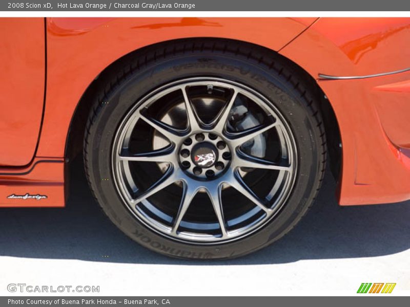Hot Lava Orange / Charcoal Gray/Lava Orange 2008 Scion xD