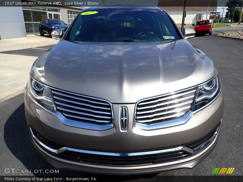 Luxe Silver / Ebony 2017 Lincoln MKX Reserve AWD