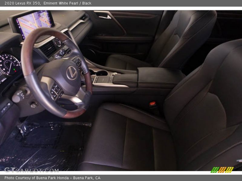 Eminent White Pearl / Black 2020 Lexus RX 350