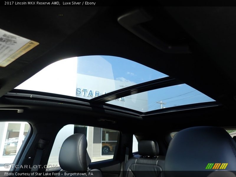 Luxe Silver / Ebony 2017 Lincoln MKX Reserve AWD