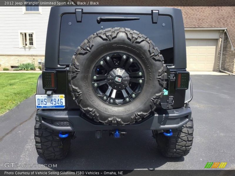 Black / Black 2012 Jeep Wrangler Unlimited Sport 4x4