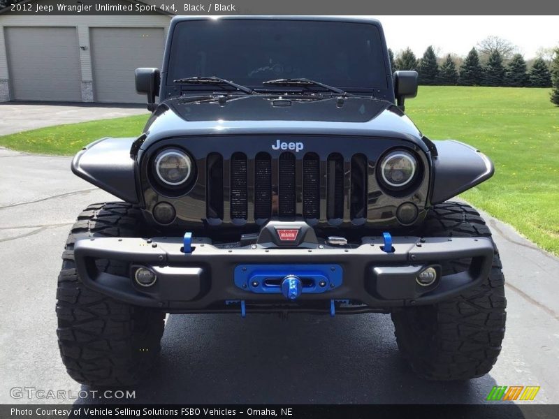 Black / Black 2012 Jeep Wrangler Unlimited Sport 4x4