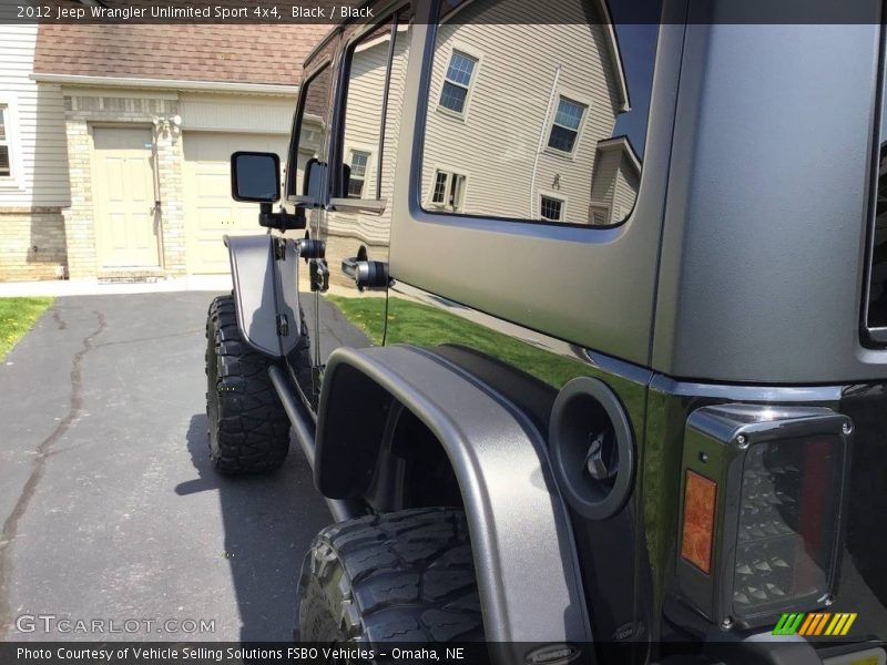 Black / Black 2012 Jeep Wrangler Unlimited Sport 4x4