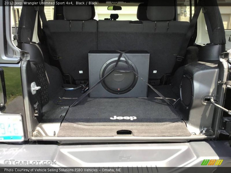 Black / Black 2012 Jeep Wrangler Unlimited Sport 4x4