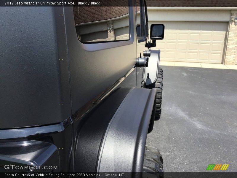 Black / Black 2012 Jeep Wrangler Unlimited Sport 4x4
