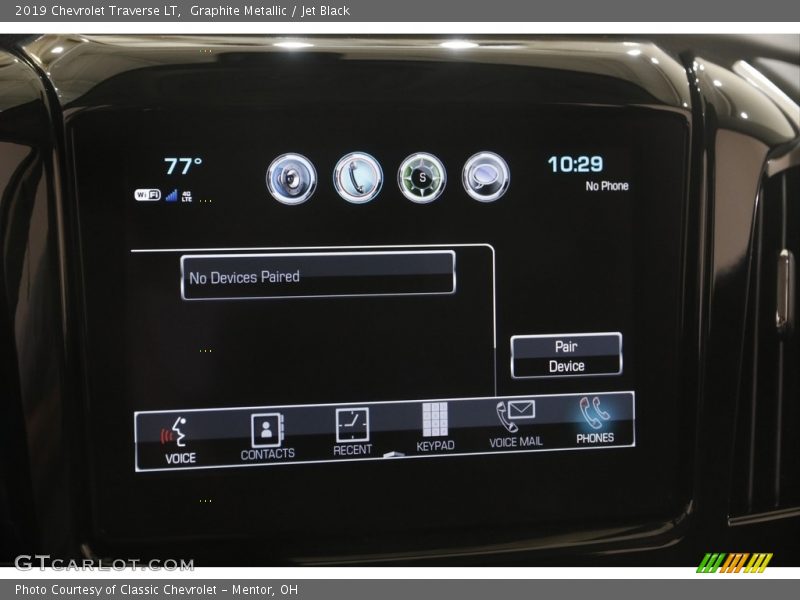 Graphite Metallic / Jet Black 2019 Chevrolet Traverse LT
