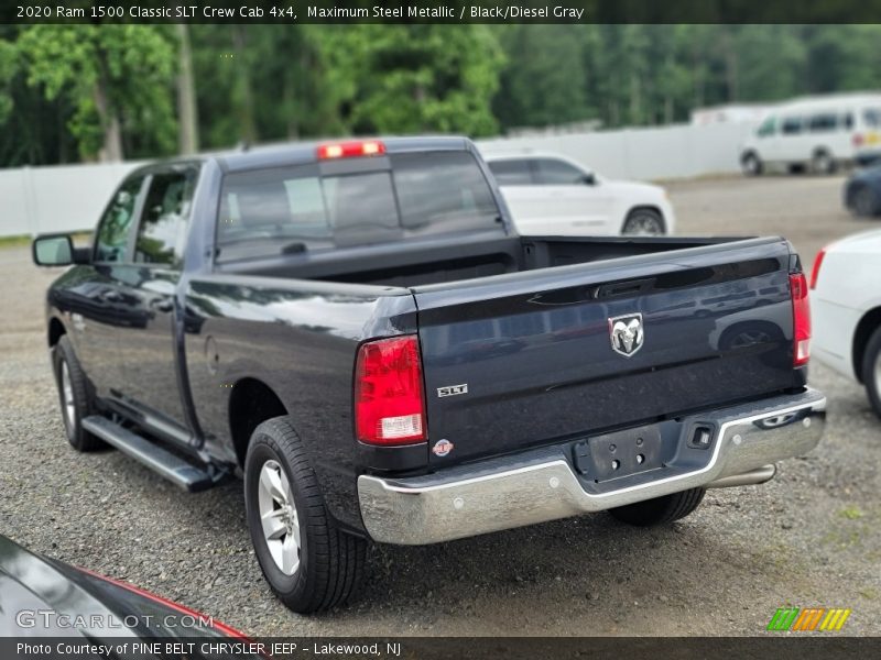 Maximum Steel Metallic / Black/Diesel Gray 2020 Ram 1500 Classic SLT Crew Cab 4x4