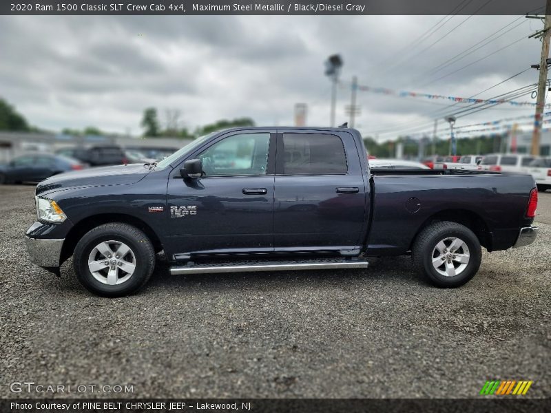 Maximum Steel Metallic / Black/Diesel Gray 2020 Ram 1500 Classic SLT Crew Cab 4x4