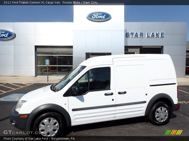 Frozen White / Dark Grey 2011 Ford Transit Connect XL Cargo Van