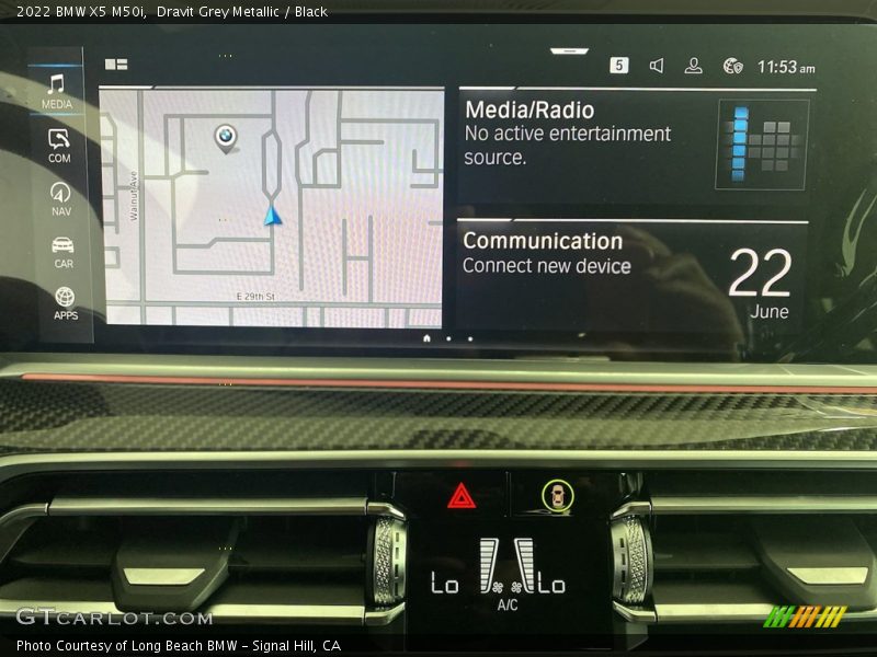 Dravit Grey Metallic / Black 2022 BMW X5 M50i