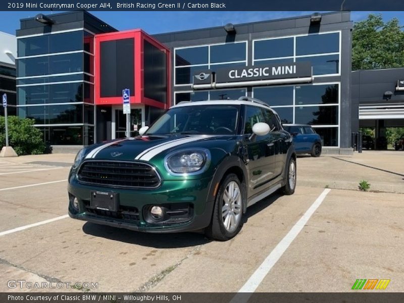 British Racing Green II / Carbon Black 2019 Mini Countryman Cooper All4