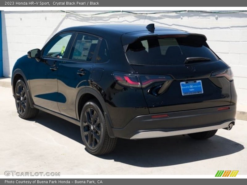 Crystal Black Pearl / Black 2023 Honda HR-V Sport