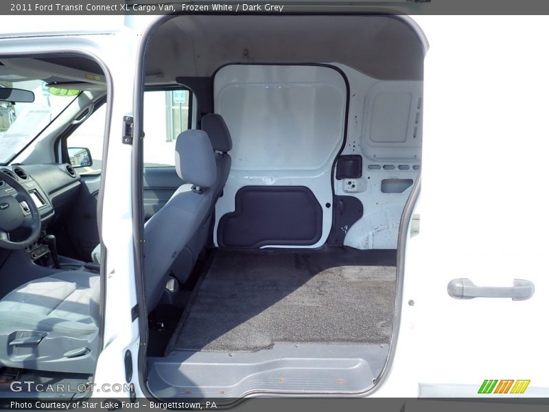 Rear Seat of 2011 Transit Connect XL Cargo Van