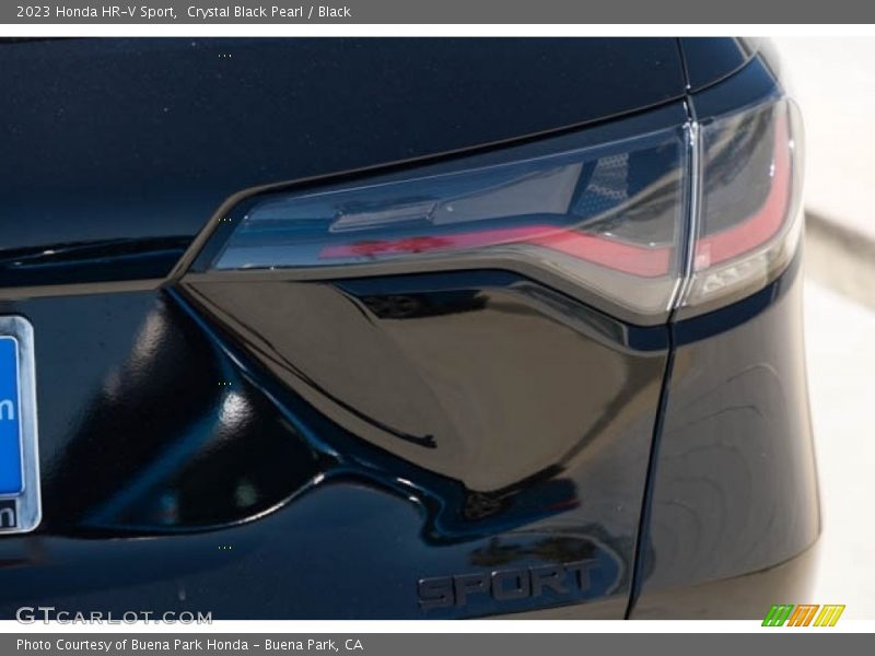 Crystal Black Pearl / Black 2023 Honda HR-V Sport