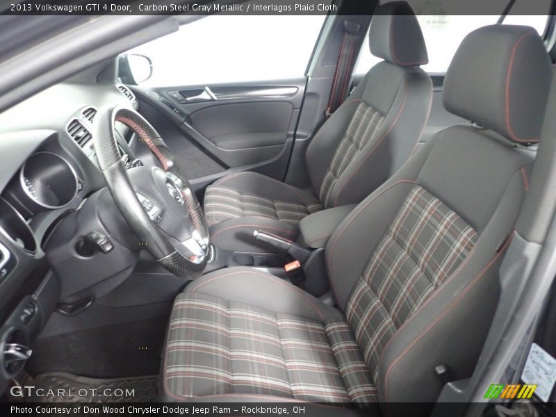 Carbon Steel Gray Metallic / Interlagos Plaid Cloth 2013 Volkswagen GTI 4 Door