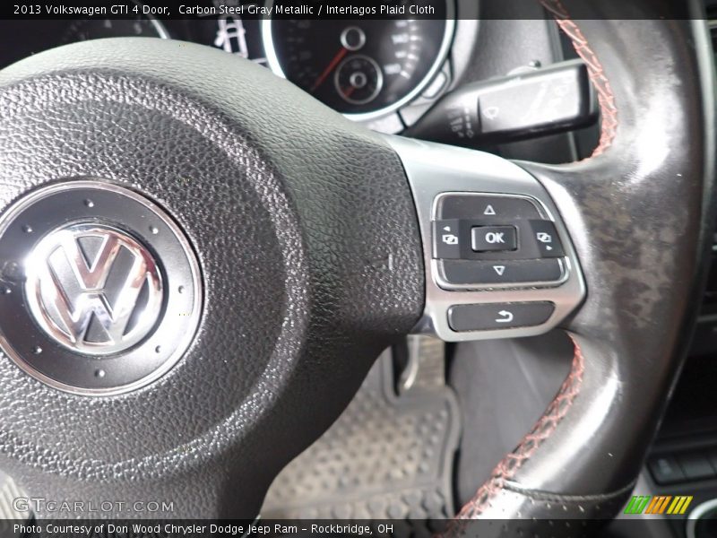 Carbon Steel Gray Metallic / Interlagos Plaid Cloth 2013 Volkswagen GTI 4 Door