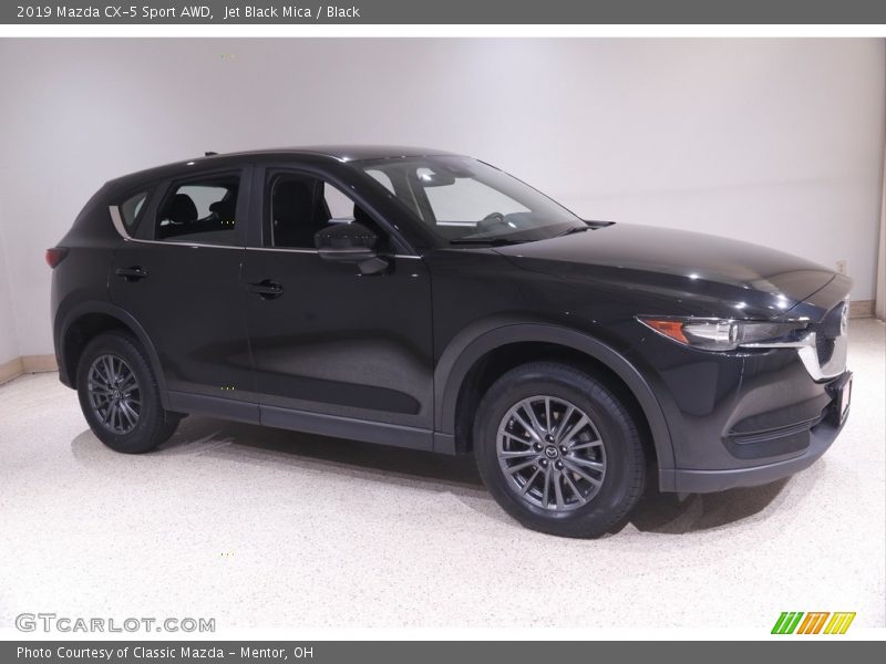 Jet Black Mica / Black 2019 Mazda CX-5 Sport AWD