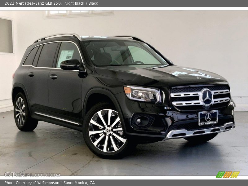 Night Black / Black 2022 Mercedes-Benz GLB 250