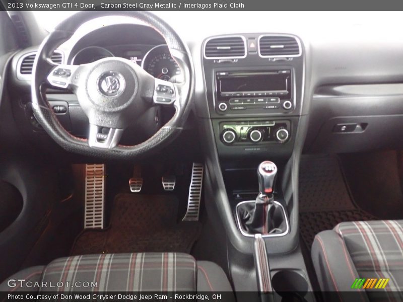 Carbon Steel Gray Metallic / Interlagos Plaid Cloth 2013 Volkswagen GTI 4 Door