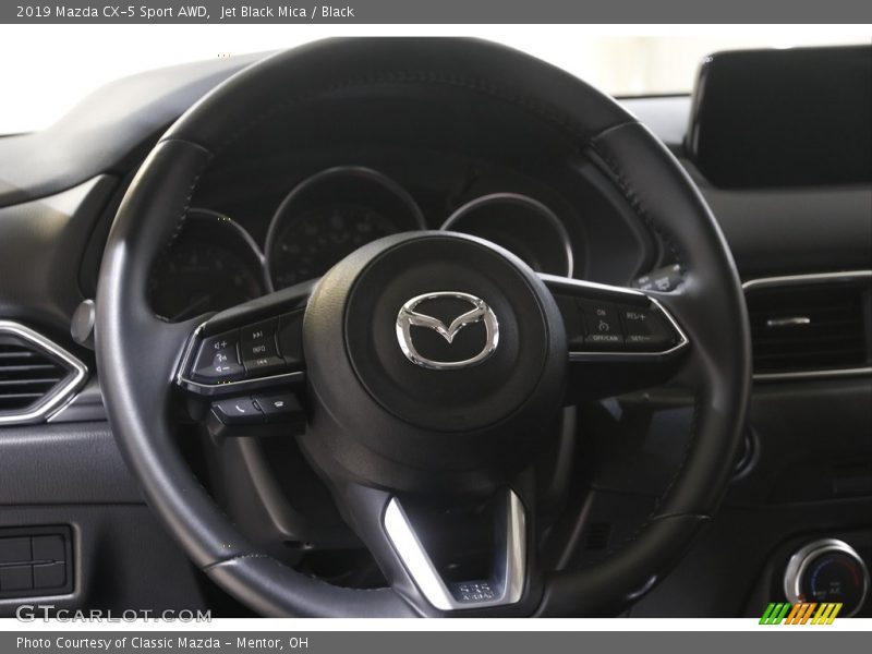 Jet Black Mica / Black 2019 Mazda CX-5 Sport AWD
