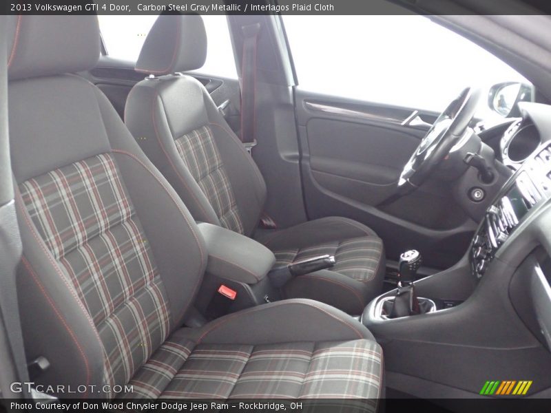 Carbon Steel Gray Metallic / Interlagos Plaid Cloth 2013 Volkswagen GTI 4 Door