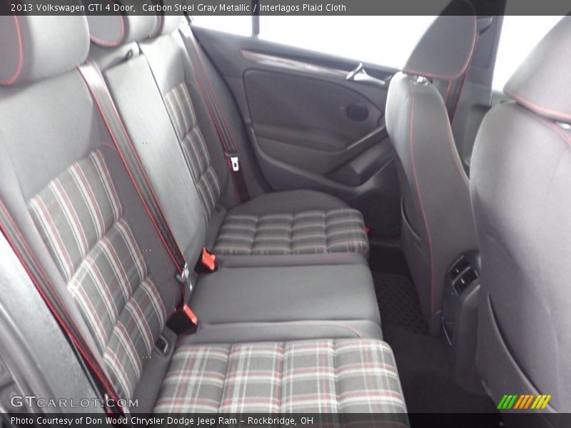 Carbon Steel Gray Metallic / Interlagos Plaid Cloth 2013 Volkswagen GTI 4 Door