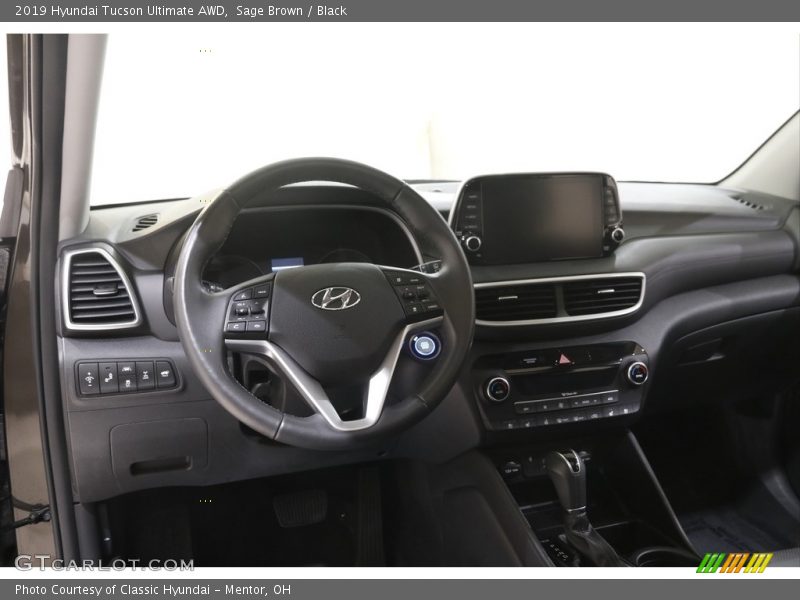Sage Brown / Black 2019 Hyundai Tucson Ultimate AWD