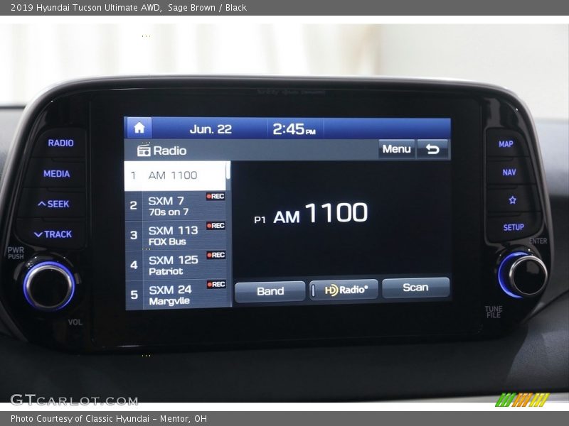 Sage Brown / Black 2019 Hyundai Tucson Ultimate AWD