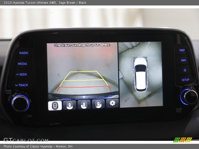 Sage Brown / Black 2019 Hyundai Tucson Ultimate AWD