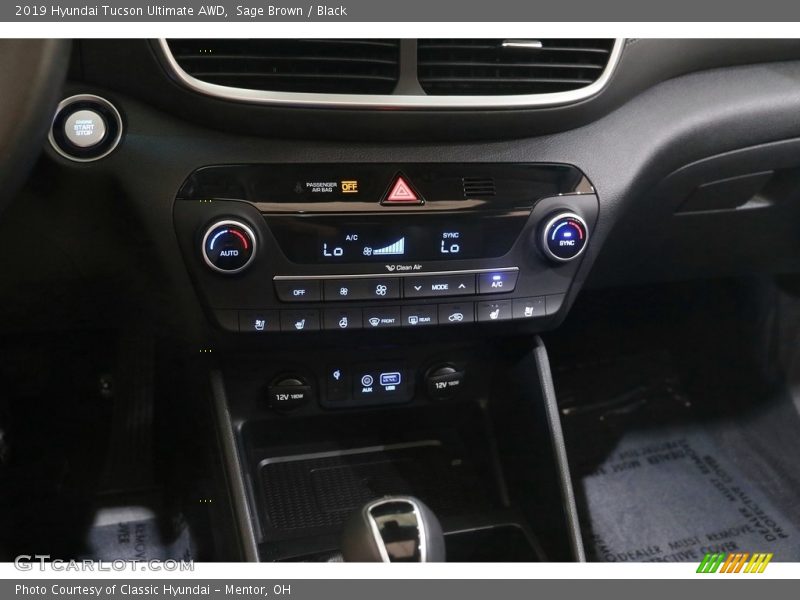 Sage Brown / Black 2019 Hyundai Tucson Ultimate AWD