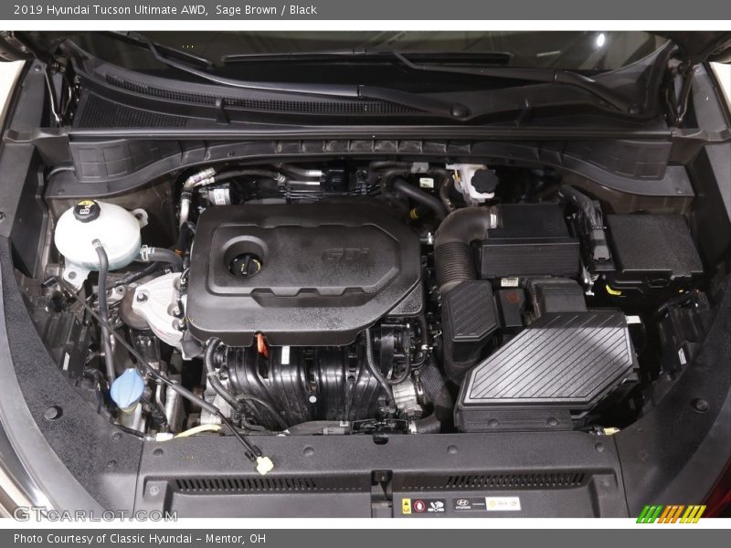 Sage Brown / Black 2019 Hyundai Tucson Ultimate AWD