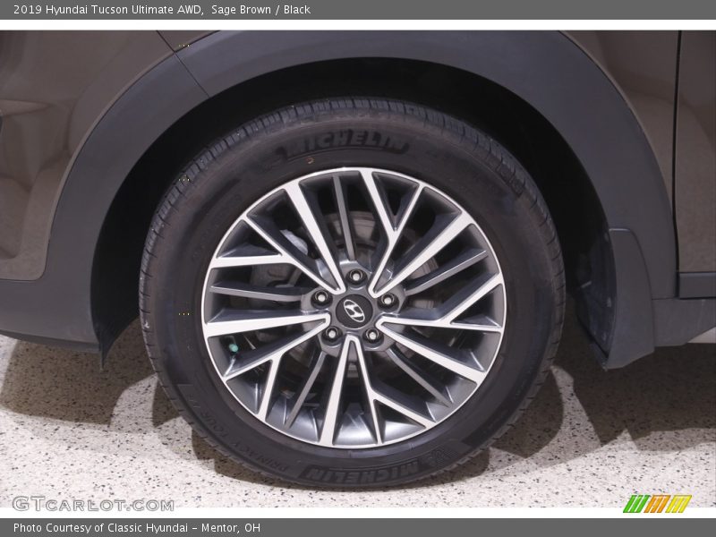 Sage Brown / Black 2019 Hyundai Tucson Ultimate AWD