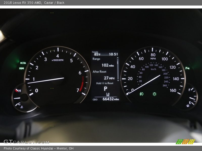 Caviar / Black 2018 Lexus RX 350 AWD