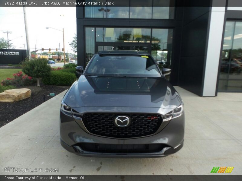 Machine Gray Metallic / Black 2022 Mazda CX-5 Turbo AWD