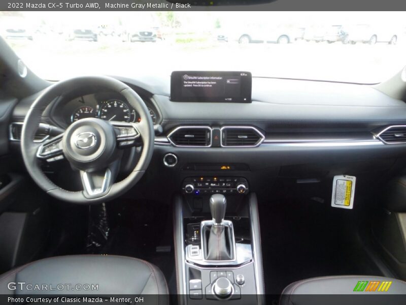 Machine Gray Metallic / Black 2022 Mazda CX-5 Turbo AWD