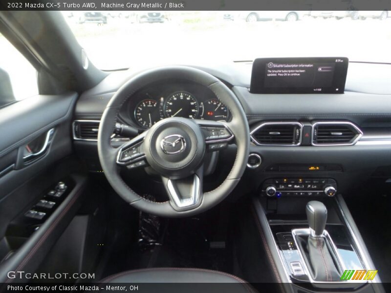 Machine Gray Metallic / Black 2022 Mazda CX-5 Turbo AWD