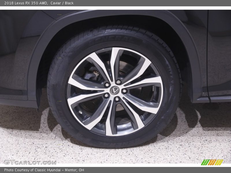 Caviar / Black 2018 Lexus RX 350 AWD