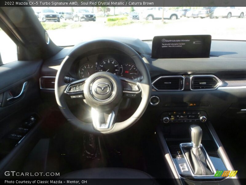 Soul Red Crystal Metallic / Caturra Brown 2022 Mazda CX-5 Turbo Signature AWD