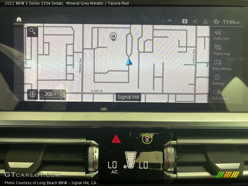 Mineral Grey Metallic / Tacora Red 2022 BMW 3 Series 330e Sedan