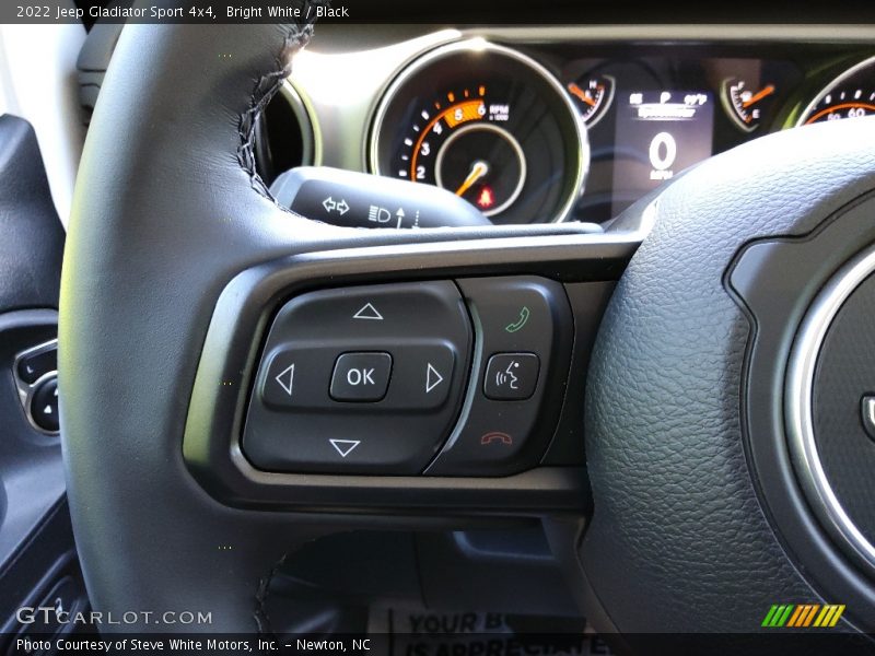 Bright White / Black 2022 Jeep Gladiator Sport 4x4
