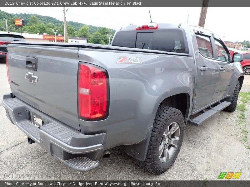 Satin Steel Metallic / Jet Black 2019 Chevrolet Colorado Z71 Crew Cab 4x4
