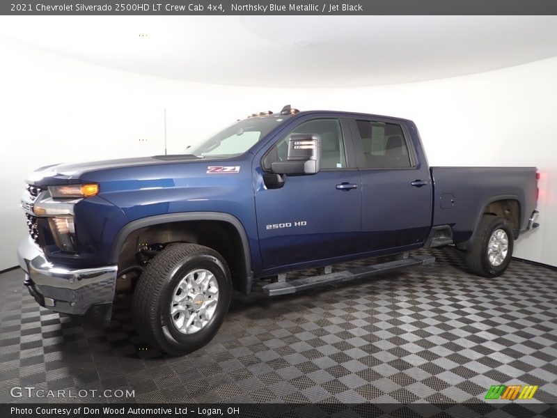 Northsky Blue Metallic / Jet Black 2021 Chevrolet Silverado 2500HD LT Crew Cab 4x4