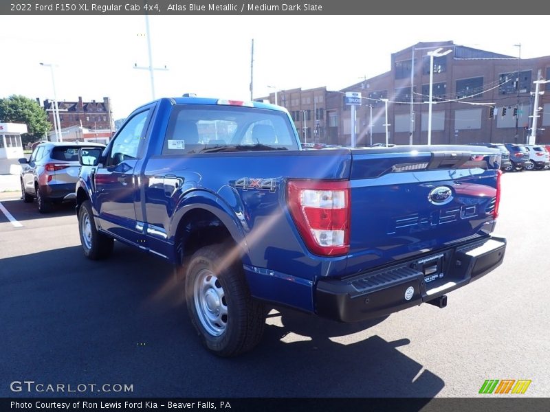Atlas Blue Metallic / Medium Dark Slate 2022 Ford F150 XL Regular Cab 4x4